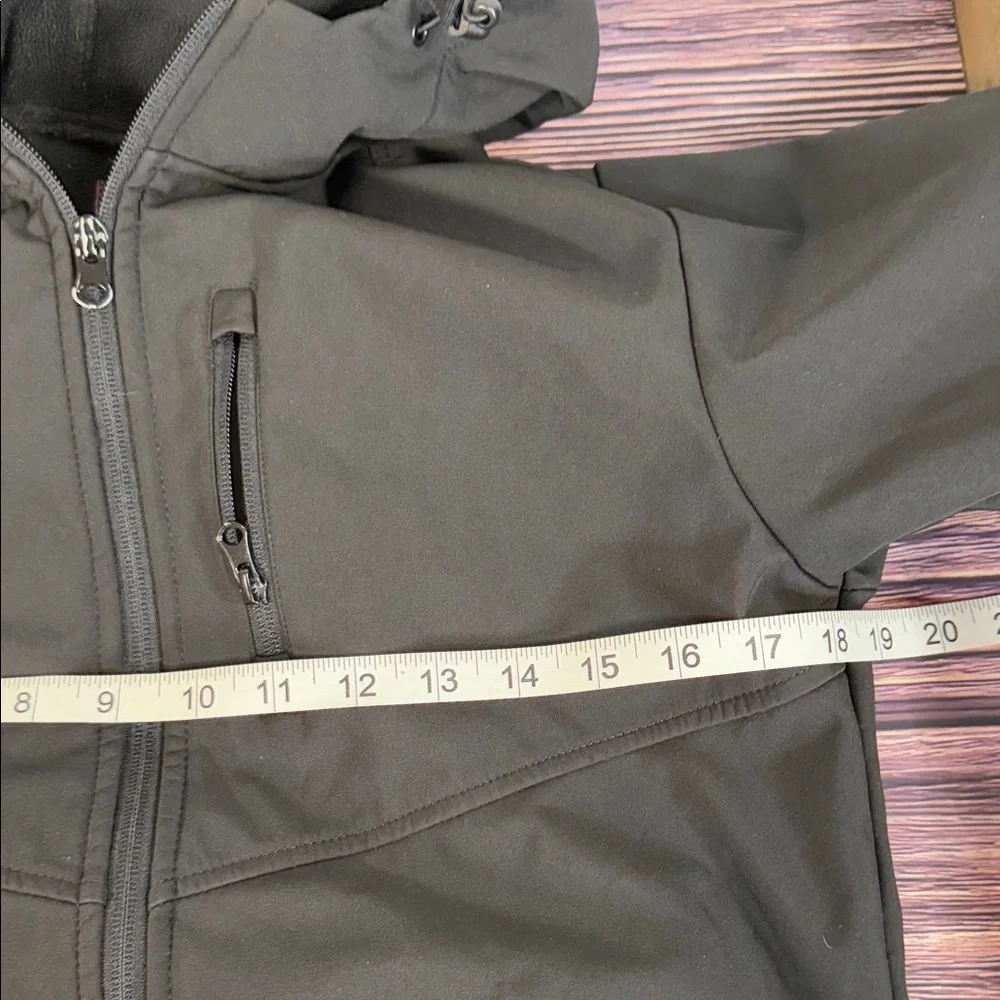 Forge Workwear‎ Kids Black RipStop Hooded Windbreaker Work Coat